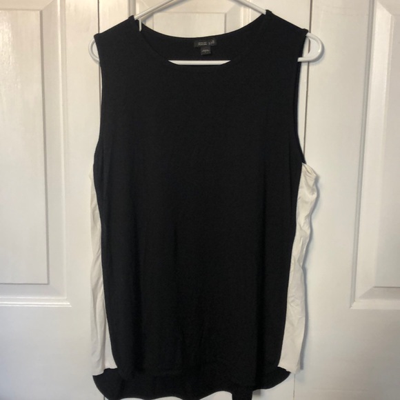 Black and White J. Jill Tank Top - Picture 1 of 5